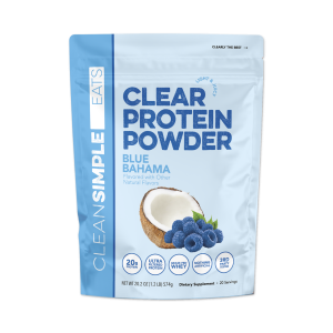 Clear Protein Powder: Blue Bahama (20 Serving)