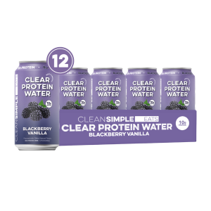 Clear Protein Water: Blackberry Vanilla (12 Oz. | 12 Pack)