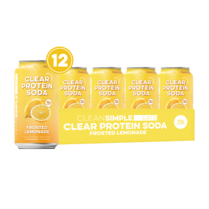 Clear Protein Soda: Frosted Lemonade (12 Oz. | 12 Pack)