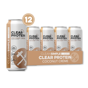 Clear Protein Water: Coconut Créme (16 Oz. | 12 Pack)