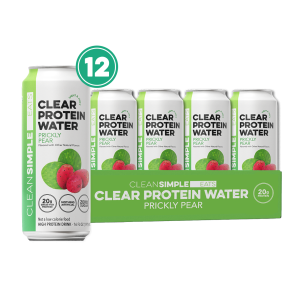 Clear Protein Water: Prickly Pear (16 Oz. | 12 Pack)